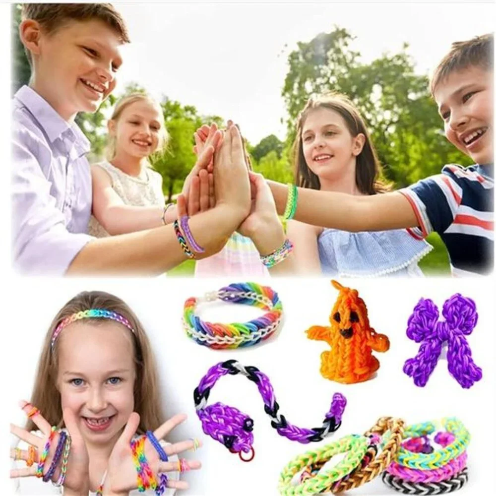 15000+ Loom Rubber Bands Bracelet Kit Rubber Bands for Bracelet Making